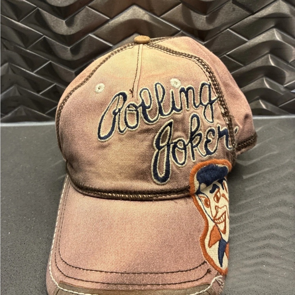 True Religion Brown Rolling Joker Hat